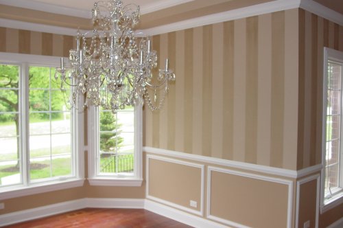 Striping amazing  interior painting