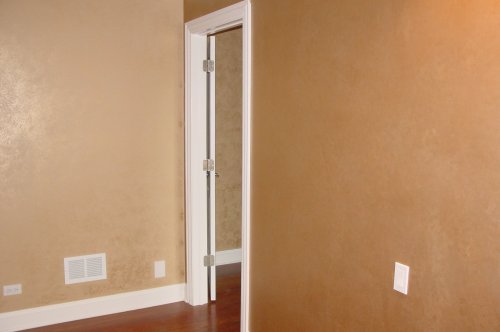 Sponging wall art ideas