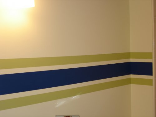 Horizontal Striping amazing wall art ideas