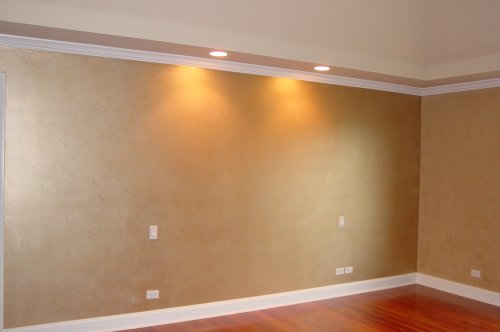Double Roll Technique interior wall design